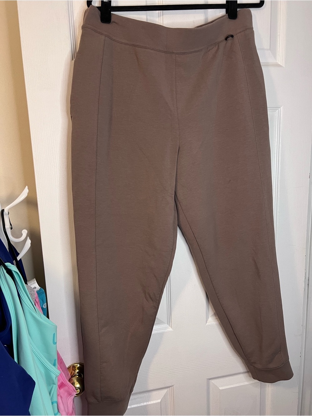 #739 Nike 24.7 Dri-FIT Matching Lounge Set XL Brown Modal Blend Sweatshirt Jogge - Picture 7 of 11